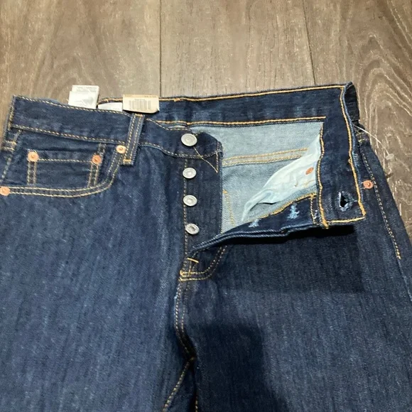 Levi's 501 Original Indigo Jeans - Picture 2 of 5
